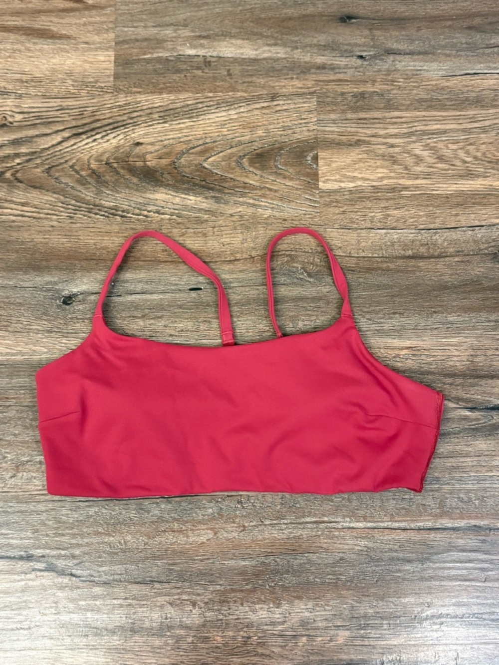 lululemon athletica Red Strappy Sports Bra